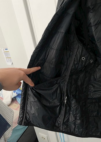 Siyah Fermuarlı Erkek Yağmurluk - Görsel 3