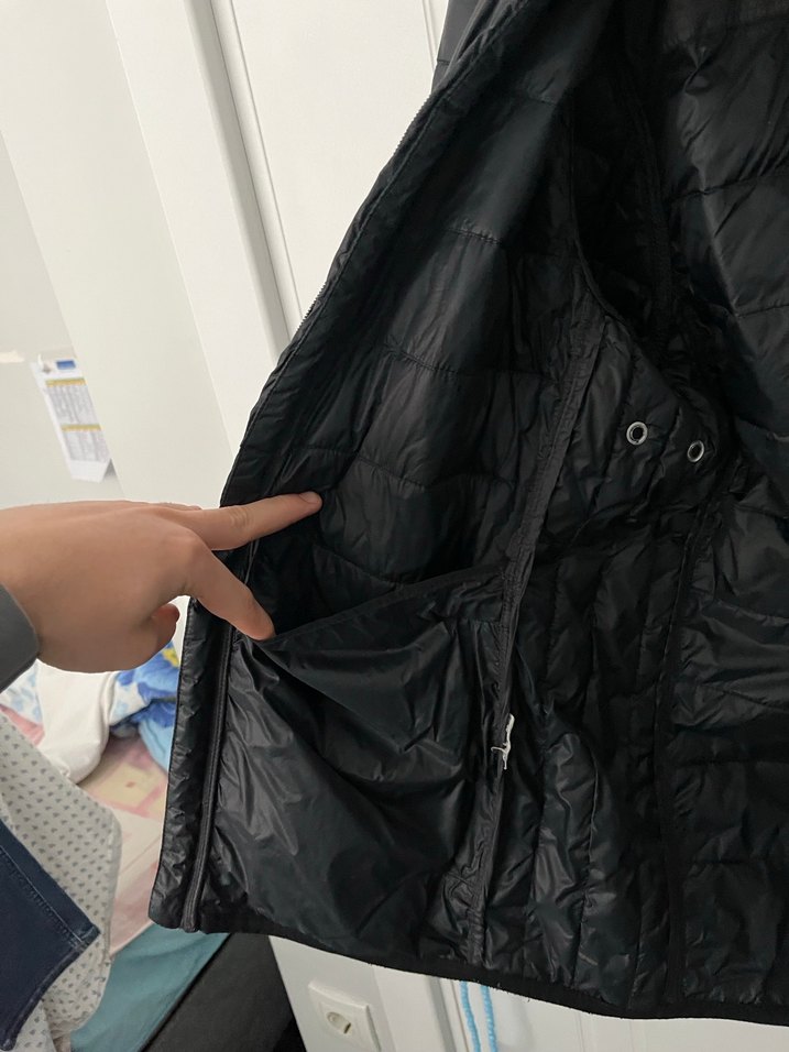 Siyah Fermuarlı Erkek Yağmurluk - Görsel 3