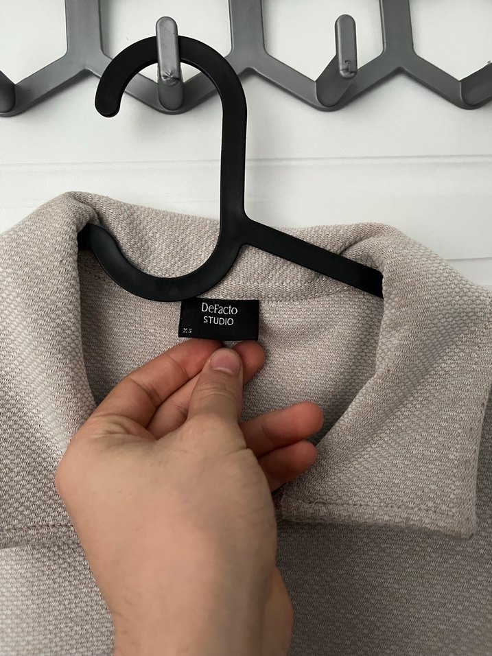 Bej Erkek Fermuarlı Polar - Görsel 2