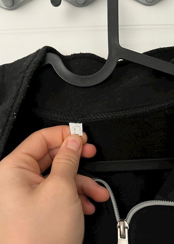 Yarım Fermuarlı Siyah Erkek Sweatshirt - Görsel 3