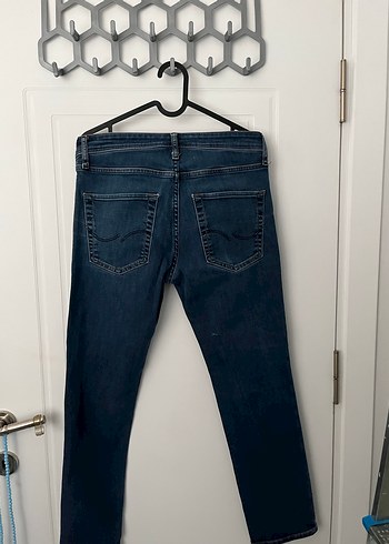 Mavi Boru Paça Kot Pantolon - Görsel 4