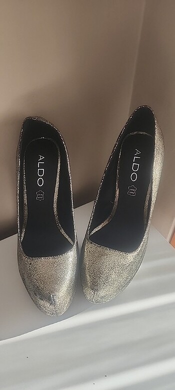 Platform gumus aldo ayakkabı - Görsel 5