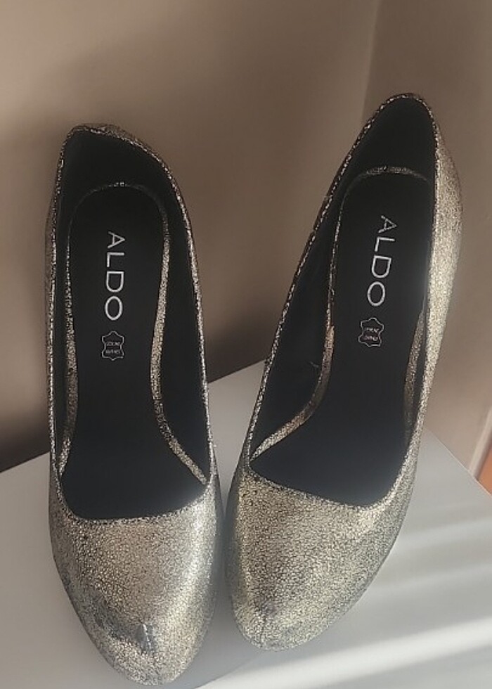 Platform gumus aldo ayakkabı - Görsel 5