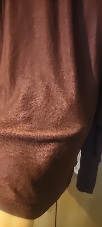 Penti Asimetrik hırka bordo trıko