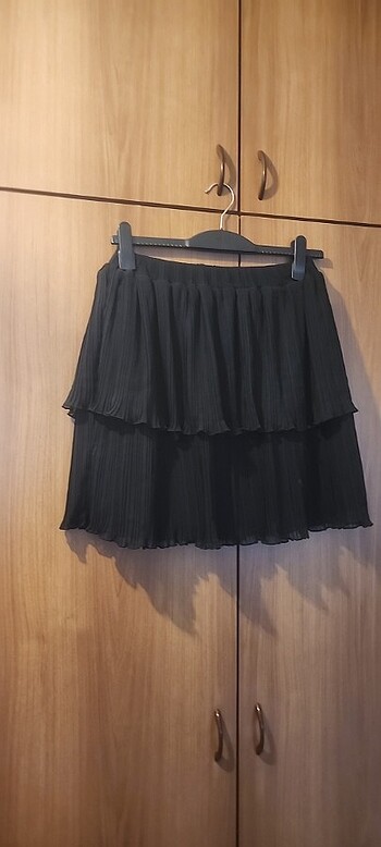 Vintage katlı etek plaj yazlık uygun