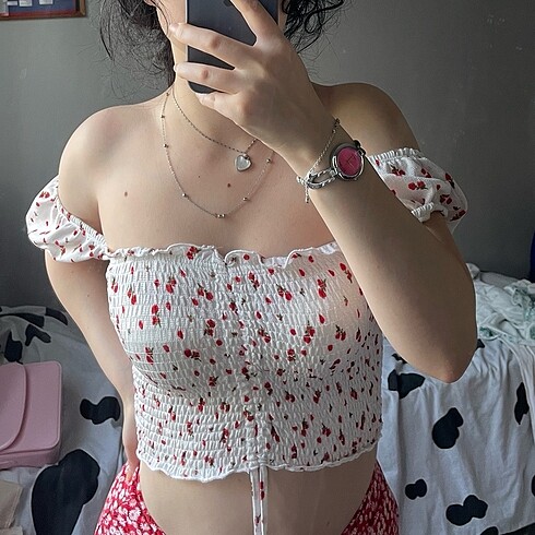 xs Beden düşük kol crop