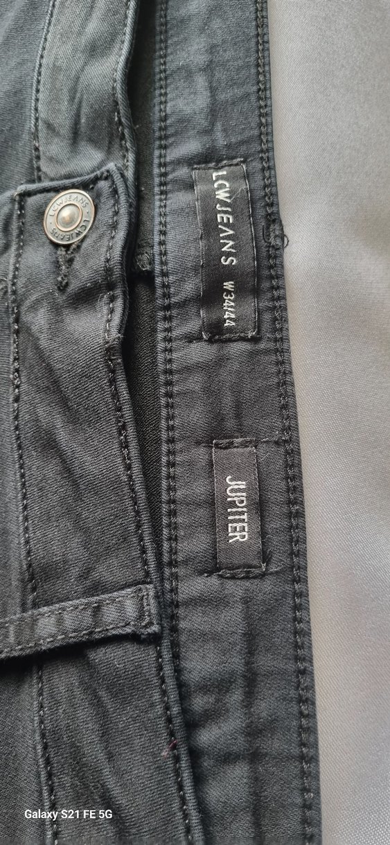 Gri Normal Kesim  Kot Pantolon - Görsel 3