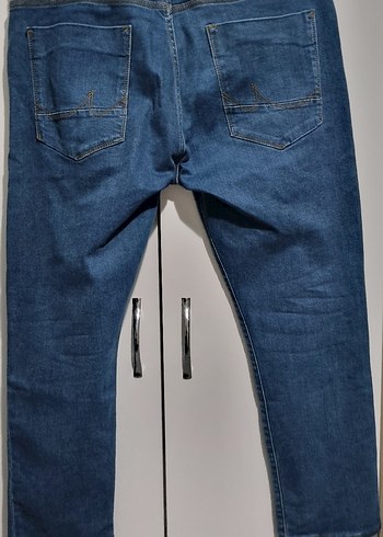 Erkek Mavi Denim Regular Fit Jeans - Görsel 2