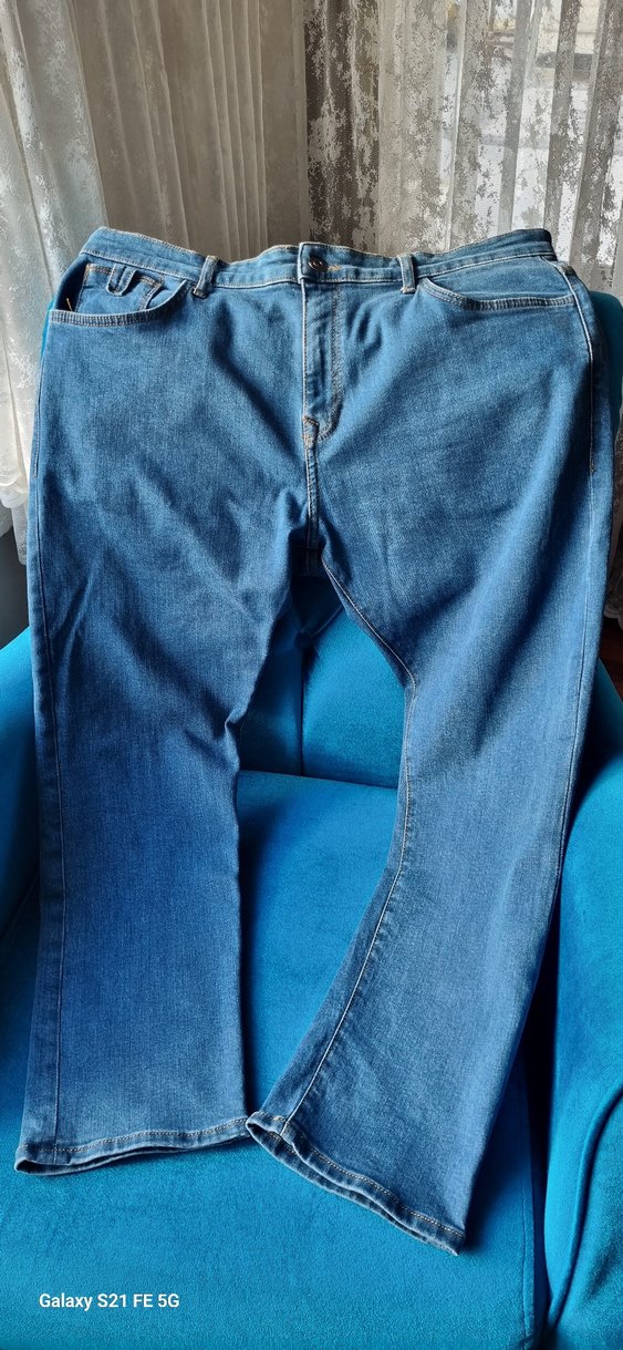 Erkek Mavi Denim Regular Fit Jeans - Görsel 4