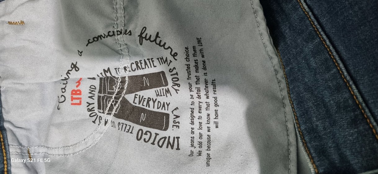 Erkek Mavi Denim Regular Fit Jeans - Görsel 3