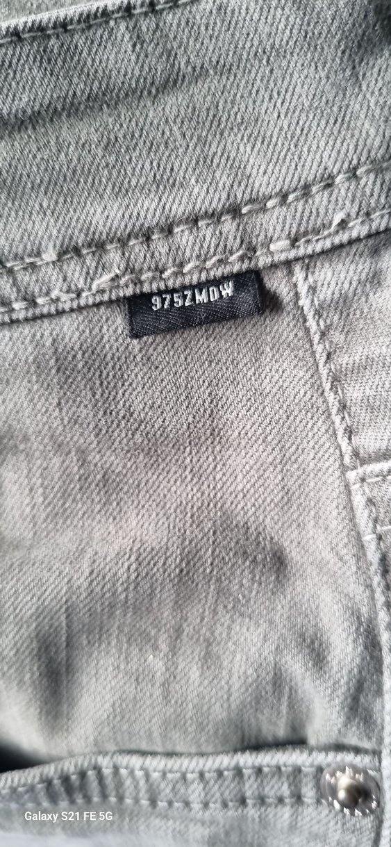 Gri Regular Fit Kot Pantolon - Görsel 4