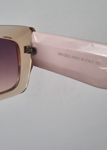 Jimmy Choo Bej Transparan Kadın Güneş Gözlüğü. Sıfır hiç kullanılmadı.