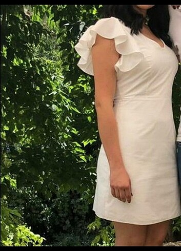 l Beden Beyaz elbise