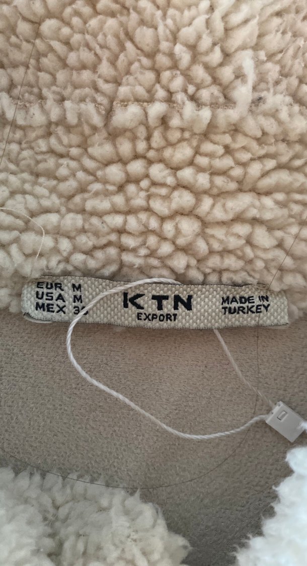 Beyaz Peluş Kadın Ceket - Görsel 4