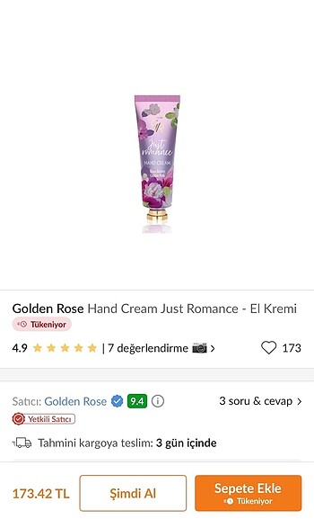 Beden Renk Golden Rose Body Care Collection