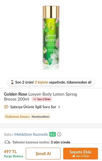Golden Rose Golden Rose Body Care Collection