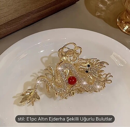 Accessorize Ejderhalı toka