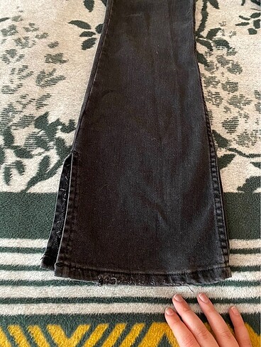 m Beden Zara siyah kot pantalon