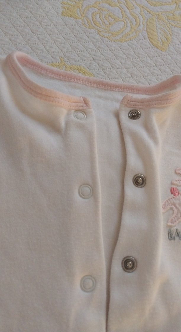 Bebek Erkek Hastane Tulumu Düğmeli Pamuk - Görsel 3