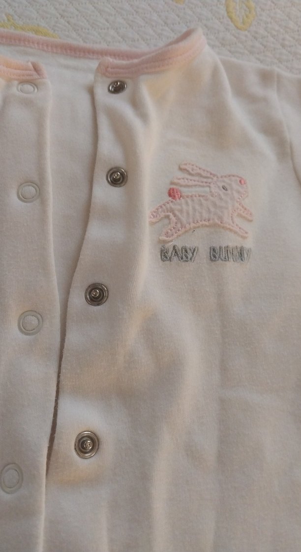 Bebek Erkek Hastane Tulumu Düğmeli Pamuk - Görsel 2