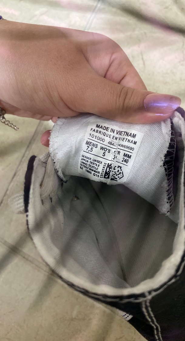 Siyah converse orjinal - Görsel 4