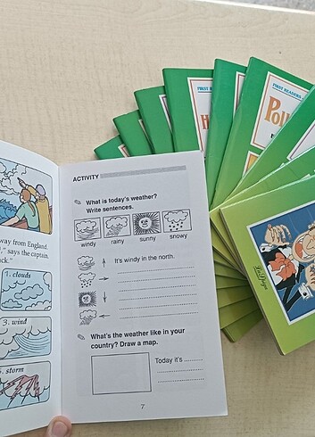 Başlangıç seviyesi İngilizce mini hikaye kitapları