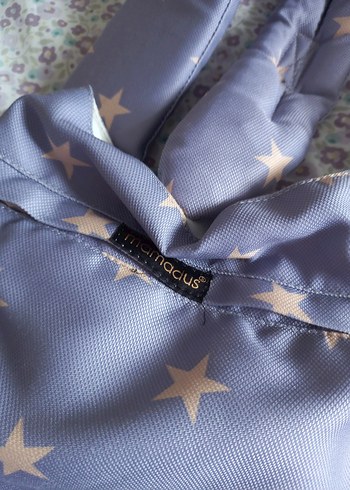 Mamadus Gri Yıldız Desenli Bebek Taşıyıcı - Görsel 2