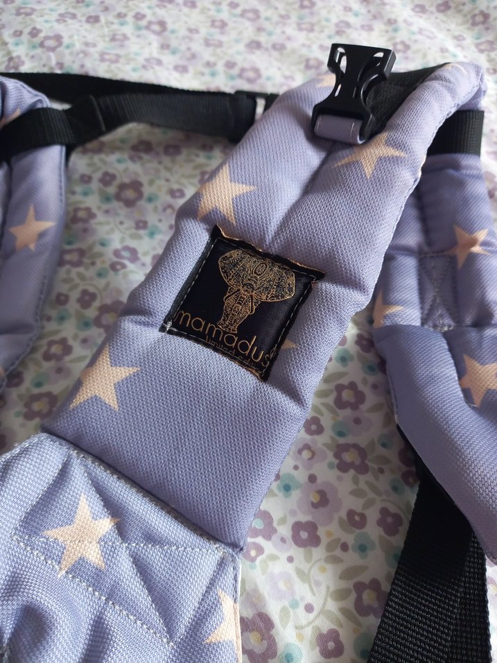 Mamadus Gri Yıldız Desenli Bebek Taşıyıcı - Görsel 3