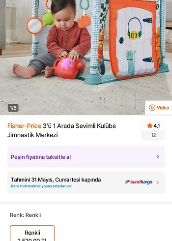 Fisher-Price 3'ü 1 Arada Oyun Halısı - Görsel 5