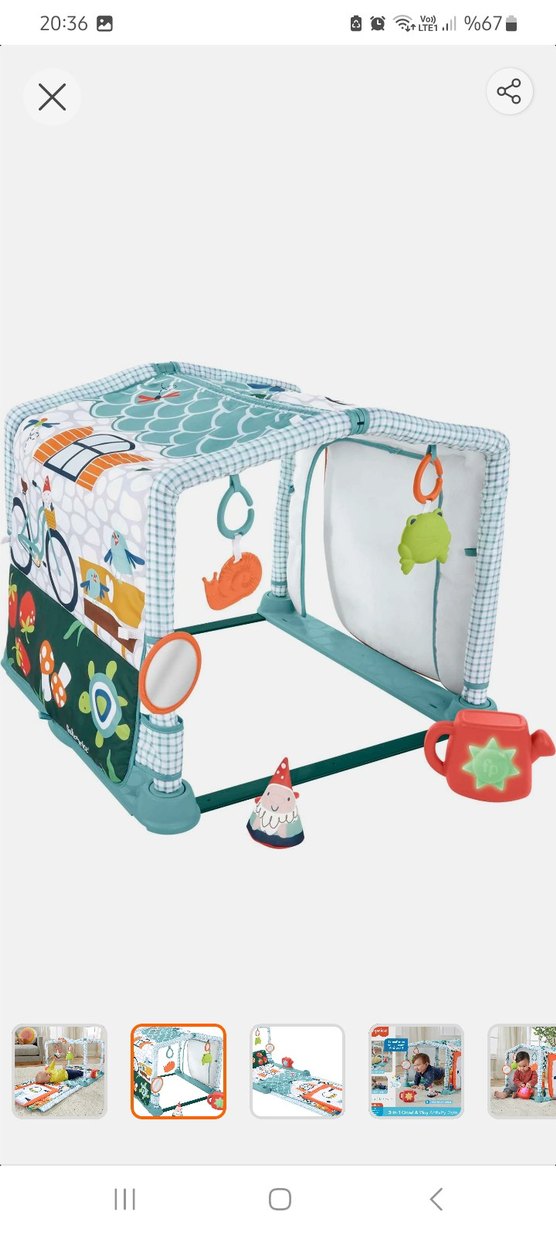 Fisher-Price 3'ü 1 Arada Oyun Halısı - Görsel 3