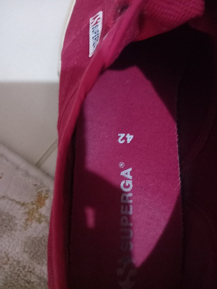 Superga Bordo Spor Ayakkabı - Görsel 2