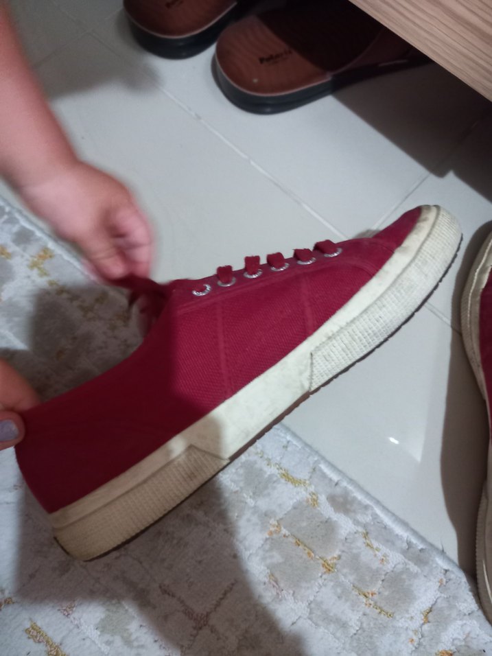 Superga Bordo Spor Ayakkabı - Görsel 4