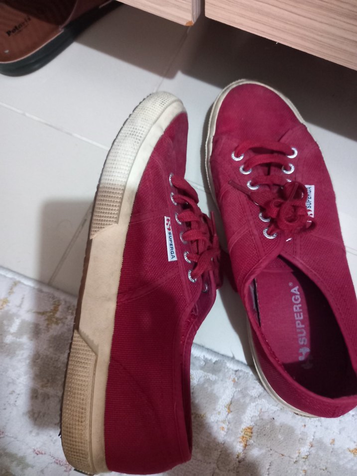 Superga Bordo Spor Ayakkabı - Görsel 3