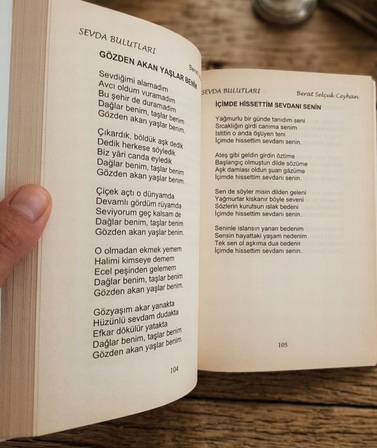 Sevda Bulutları Şiir Kitabı — görsel 2/2