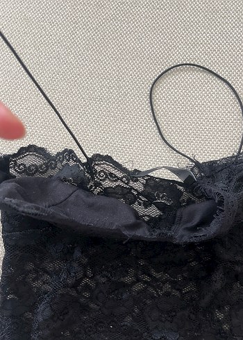 s Beden siyah Renk Siyah Dantelli Gotik Büstiyer
