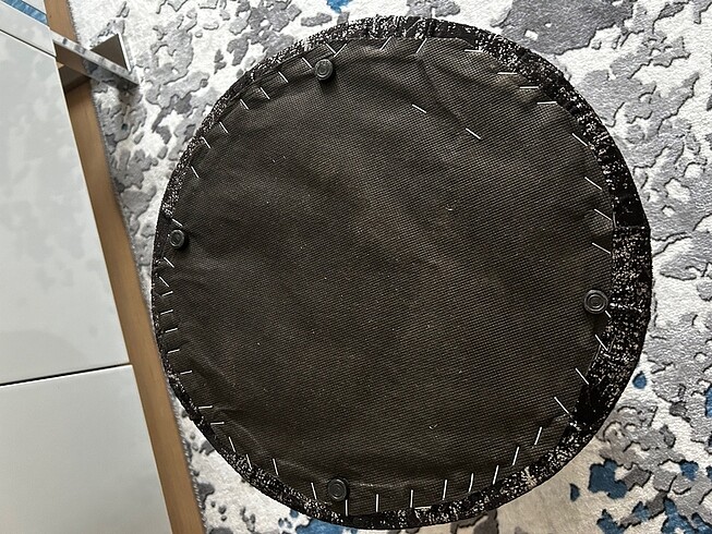  Beden gri Renk Makyaj masası pufu