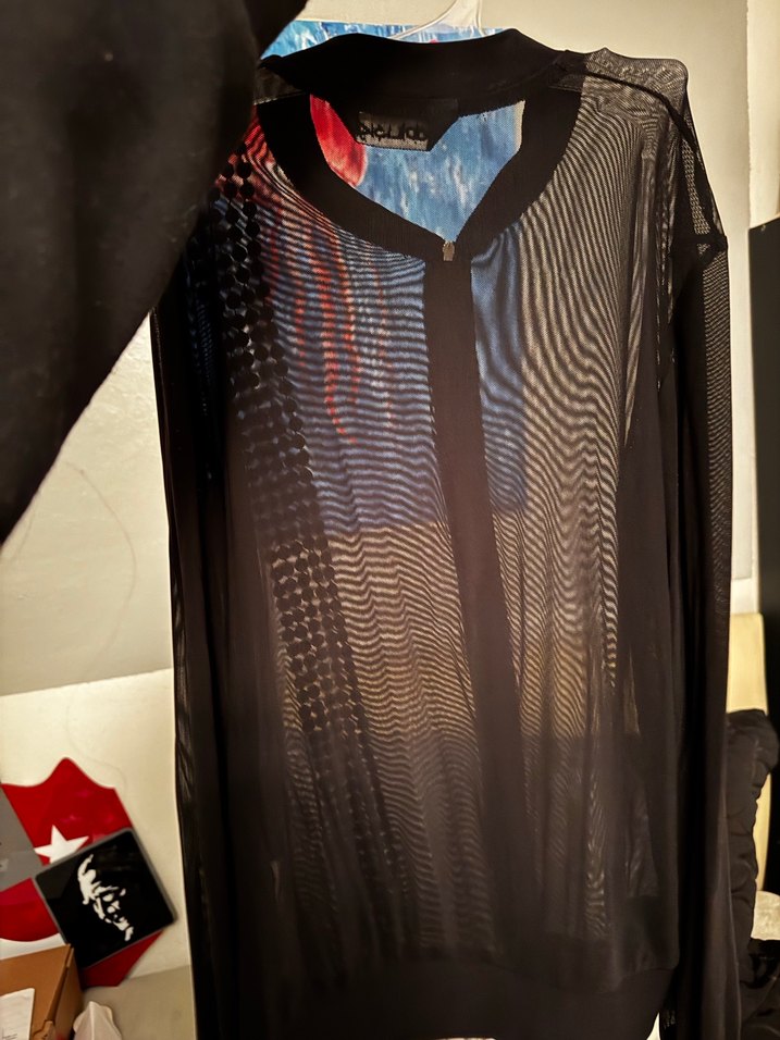 Transparan tül hırka - Görsel 5