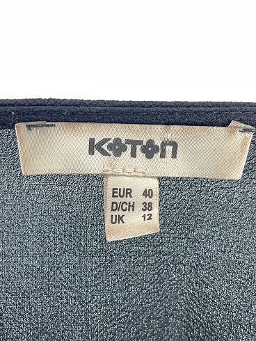 40 Beden siyah Renk Koton Bluz %70 İndirimli.