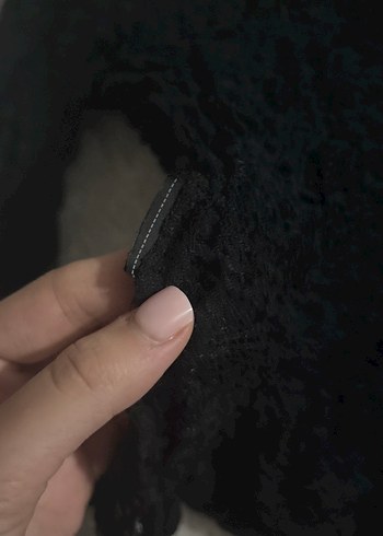 Stradivarius Siyah Yüksek Yakalı Örgü Kadın Bluz