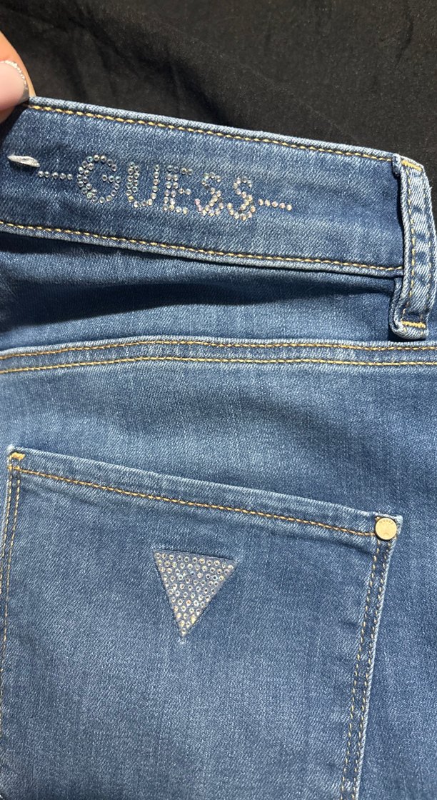 Gri Renkli Kadın Denim Pantolon - Görsel 3