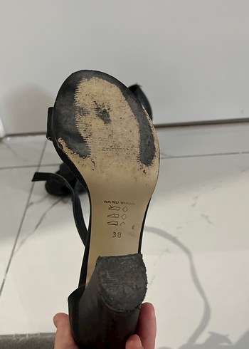 38 Beden siyah Renk Siyah Tokalı Stiletto Topuklu Kadın Abiye Ayakkabı