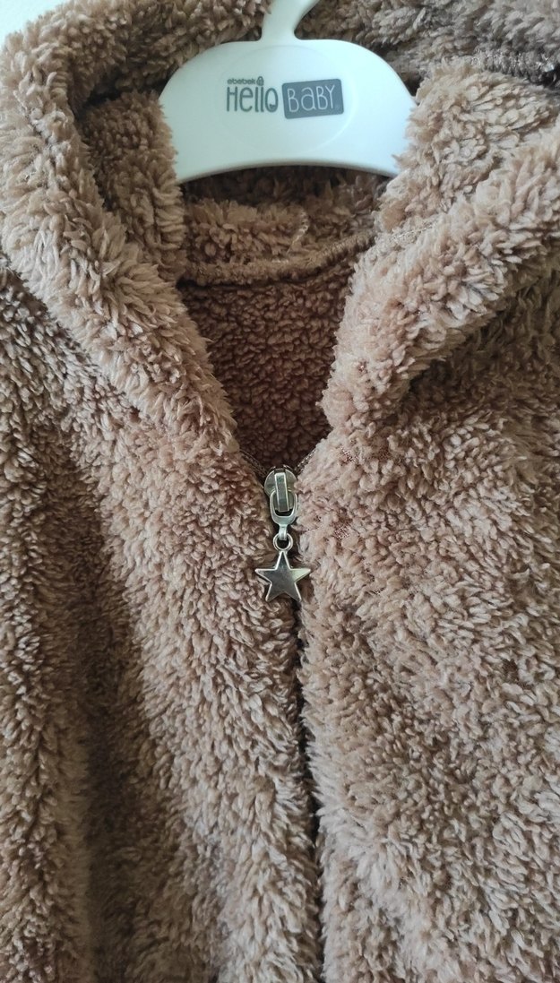 Kahverengi Kürklü Bebek Tulumu - Görsel 3