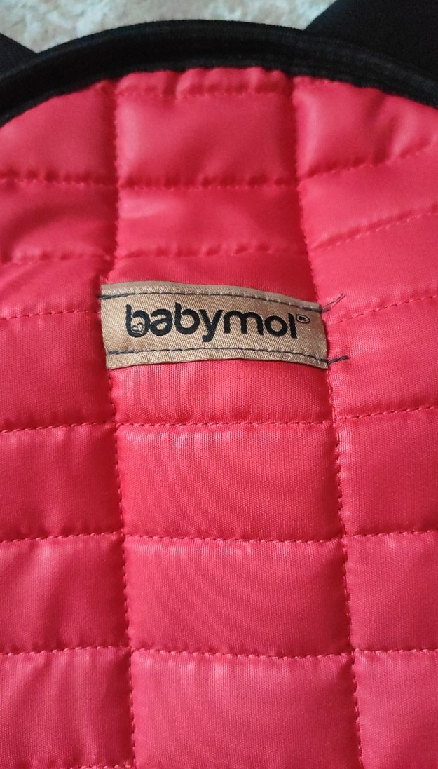 Bebek kanguru.Koyu Kırmızı Bebek Taşıyıcı - Görsel 2