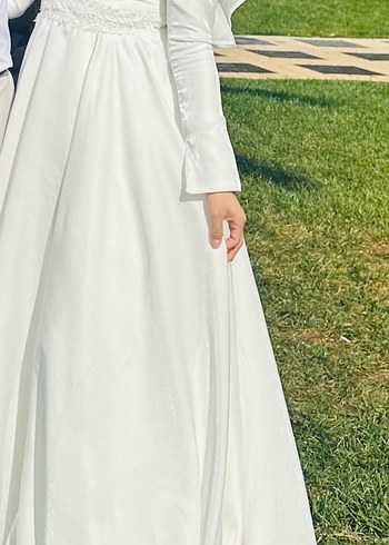  Beden Kırık beyaz nikah elbisesi