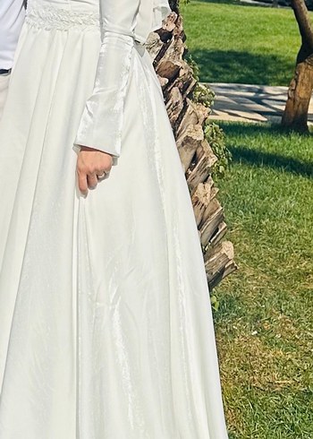  Beden beyaz Renk Kırık beyaz nikah elbisesi