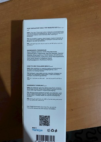 Saymond Vücut Sütü 50ml Hyaluronik Asitli - Görsel 2