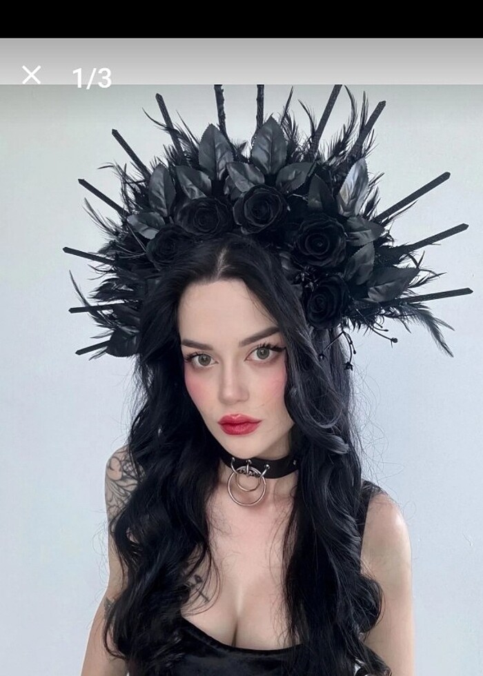 Gül detaylı Taç - Görsel 2