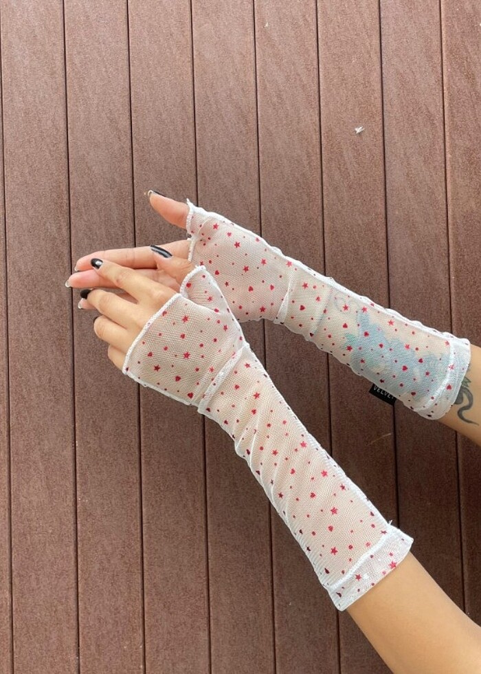 Dantel eldiven kolluk  - Görsel 2