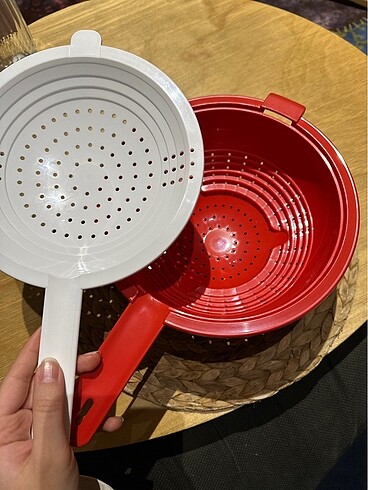 Tupperware Tupperware çift süzgeç