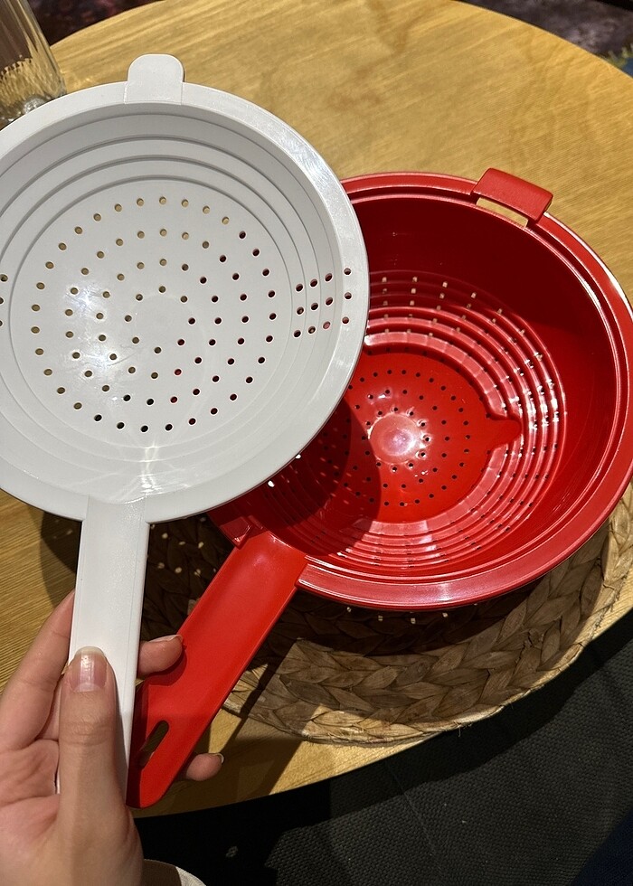 Tupperware çift süzgeç - Görsel 2